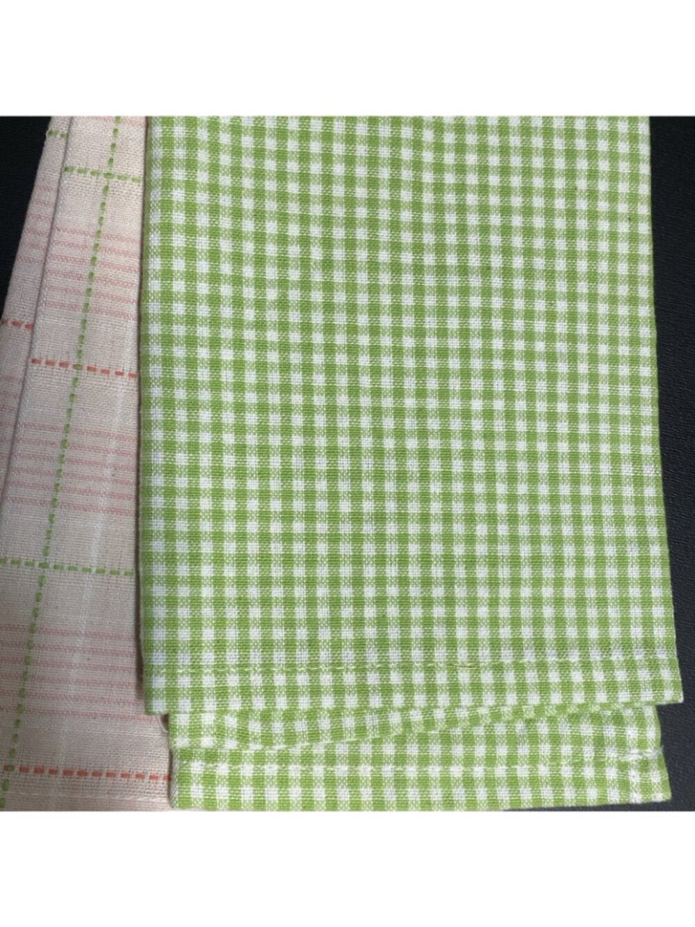 LOT of 6 Kitchen Hand Tea Towels Floral & Gingham Checkerboard Tulips Daisy Set - Picture 10 of 16